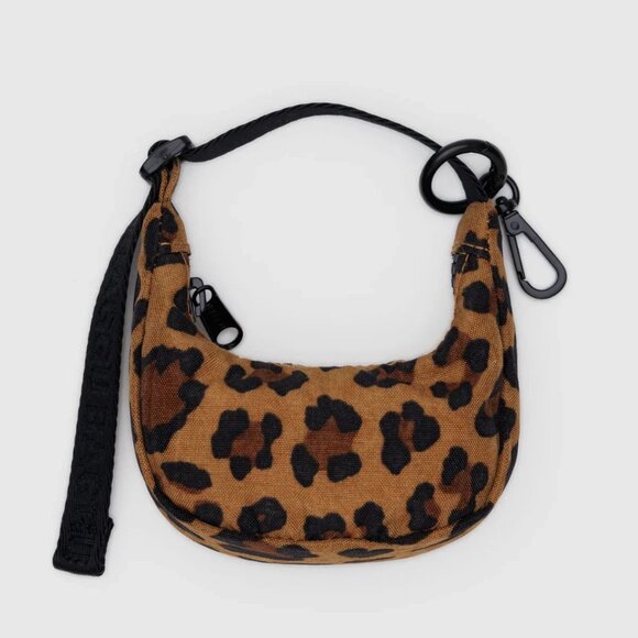 NWT Baggu Crescent Bag Charm - Leopard - Picture 5 of 6